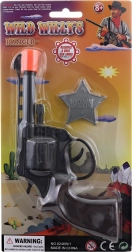 Pistolet à capsules avec badge