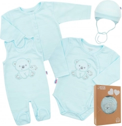 Ensemble de maternité New Baby Sweet Bear bleu, taille 62 (3–6 mois)