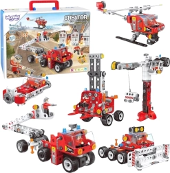Kit de construction de véhicules de pompiers Woopie Creator City