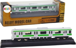 Modèle métallique de wagon 1:48 – argenté