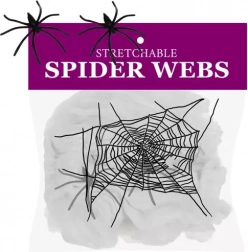Toile d’araignée artificielle MALATEC avec 2 araignées