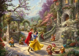 Puzzle SCHMIDT DISNEY Blanche-Neige dansant sous les rayons du soleil – 1000 pièces