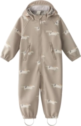 Combinaison softshell Leokid Lilo beige woof 104
