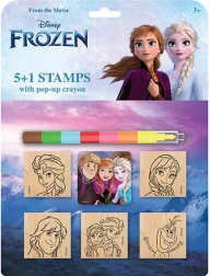 Ensemble de tampons avec crayon de cire Frozen - La Reine des Neiges