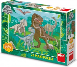 Dino Puzzle Monde Jurassique Maxi 24 pièces