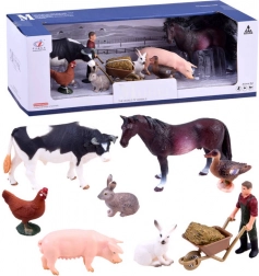 Set de figurines de ferme avec fermier – Collection