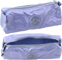 Trousse scolaire à une compartiment, bleue