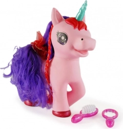 Licorne interactive rose avec sons MAC TOYS
