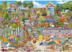 Puzzle Jardin au bord de la plage 1000 pièces GIBSONS