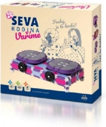 Kit de construction SEVA Famille Nous Cuisinons – robot de cuisine, réchaud et four à micro-ondes, 682 pièces