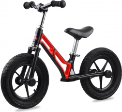 Draisienne TINY BIKE avec roues pneumatiques 12" et cadre en magnésium – Rouge