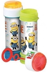 Bublifuk Minions – gobelet avec solution et couvercle labyrinthe 60 ml