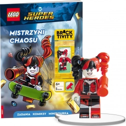 LEGO DC Super Heroes : Maîtresse du chaos – livre interactif avec minifigurine Harley Quinn