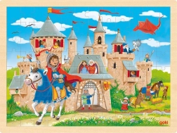Puzzle en bois Château de chevaliers 96 pièces
