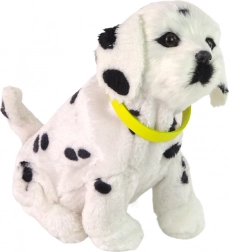 Chiot dalmatien en peluche interactif