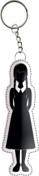 Porte-clés Wednesday – personnage sous licence en caoutchouc