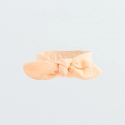 Bandeau en mousseline pour bébé New Baby Leny Peach 3–6 mois