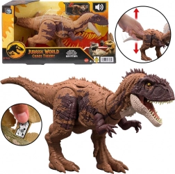 Figurine de dinosaure Kryptops de Jurassic World avec rugissement sauvage et parties articulées