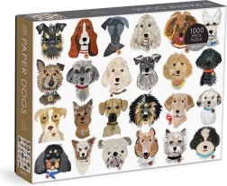 Puzzle Chiens en Papier 1000 Pièces