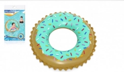 Bouée donut sucrée gonflable diamètre 91 cm en sachet 10+