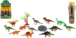 Dinosaures en plastique en tube 12 pcs, 5–8 cm