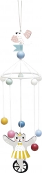 Vilac mobile suspendu en bois ours acrobate