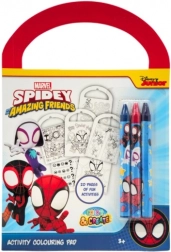 cahier créatif avec activités et crayons de cire MARVEL SPIDEY AND HIS AMAZING FRIENDS