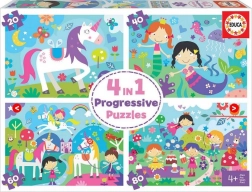 Puzzle Amis magiques 4-en-1
