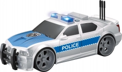 Voiture de police à friction avec effets 27 cm