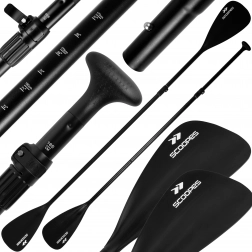 Pagaie pliable et réglable 2-en-1 Blade noire