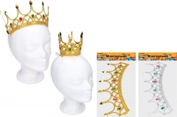 Couronne de carnaval en or/argent