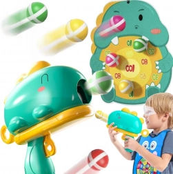 jeu pour enfants avec cible et pistolet dinosaure à velcro WOOPIE