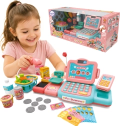 Caisse enregistreuse pour enfants Woopie avec scanner, balance et microphone