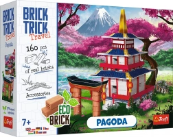 Jeu de construction en briques pagode M 160 pièces TREFL BRICK TRICK