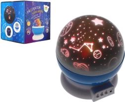 Projecteur de ciel nocturne à piles et USB, plastique, 14 × 11 cm