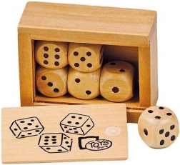 Dés en bois dans une boîte - GOKI