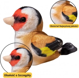 Petit Oiseau en Peluche Mésange Bleue