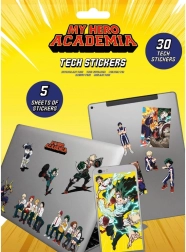 Autocollants techniques My Hero Academia – lot de 5 feuilles