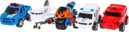 Ensemble ludique pour enfants de 5 jouets à propulsion 3+