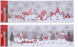 Décoration de fenêtre de Noël 59,5 × 21 cm