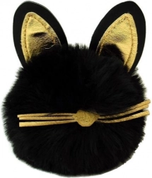 Pendentif avec pompon chat