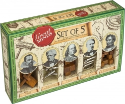 PROFESSOR PUZZLE set de 5 casse-têtes Great Minds