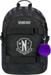 Sac à dos scolaire BAAGL Wednesday Nevermore Skate