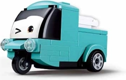 Sluban camion turquoise à remonter avec yeux