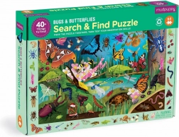 Puzzle Mudpuppy insectes et papillons 64 pièces
