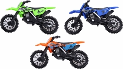Moto tout-terrain 19 cm – jouet en plastique en 3 couleurs