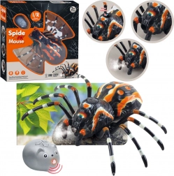 Tarantule RC télécommandée à infrarouge, noire