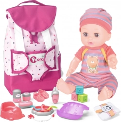 Wopie Coffret Royal baby-sitter, poupée bébé avec accessoires