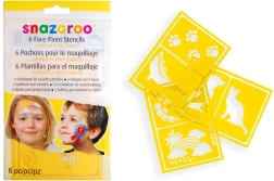 Pochoirs pour maquillage SNAZAROO 6 pcs – Arc-en-ciel