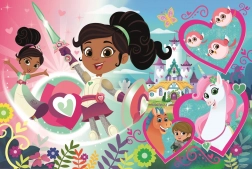 Puzzle maxi de sol NELLA, princesse des chevaliers 24 pièces